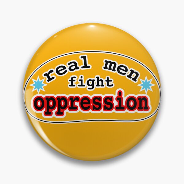 Item preview, Real men fight oppression, orange background designed and sold by mntimg.