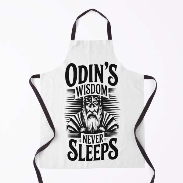 Item preview, Odin’s Wisdom Never Sleeps – Norse Mythology Odin Shirt designed and sold by MoodThreadz.