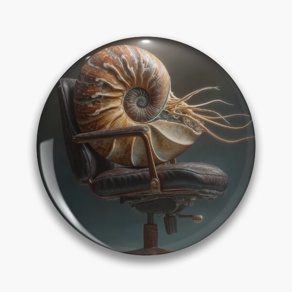 Item preview, Nautilus Sitting in Office Chair designed and sold by Shannon Hilson.