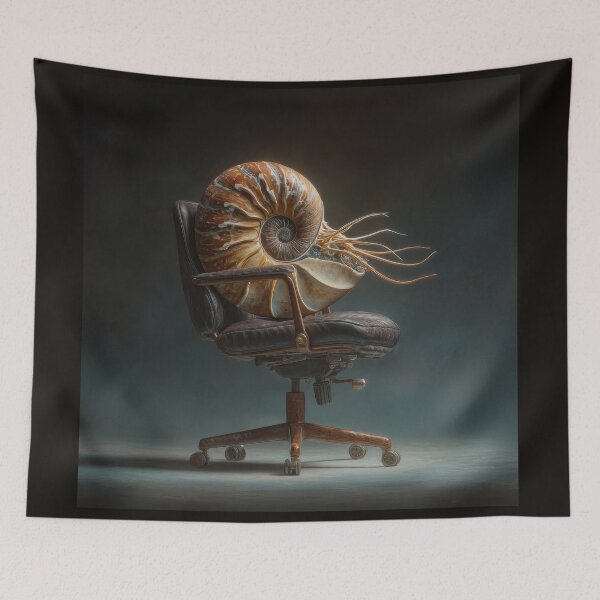 Item preview, Nautilus Sitting in Office Chair designed and sold by Shannon Hilson.