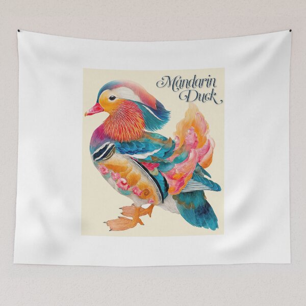 Item preview, Mandarin Duck – Vibrant Plumage Art designed and sold by ForeverPrintsOK.