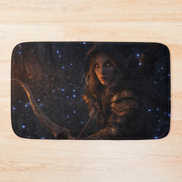 Item preview, Elven archer hunting at night designed and sold by CorpusErectus.