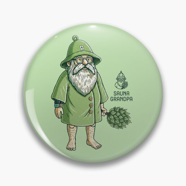 Item preview, 「Sauna Grandpa」Relaxing Sauna Master - Poncho designed and sold by WABISABIMOMENTS.