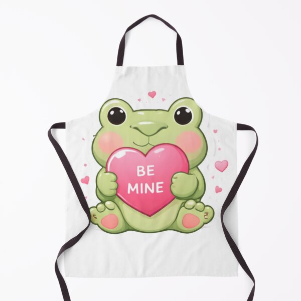 Item preview, Cute Frog Be Mine Sticker – Kawaii Valentine Love Design designed and sold by mibrand.