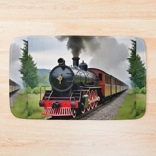 Item preview, Vintage Steam Engine  designed and sold by AwesomeDigiShop.