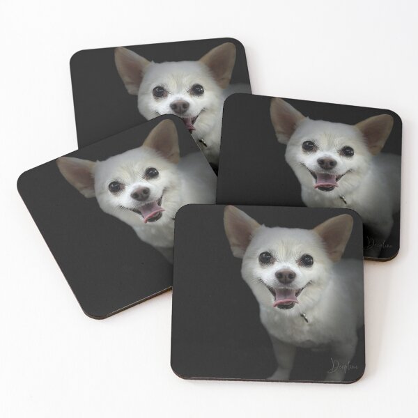 Item preview, White Chihuahua Portrait  designed and sold by DeeplineArt.
