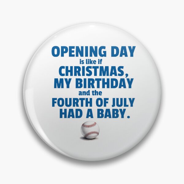 Artikelvorschau, Der Eröffnungstag ist, als ob Weihnachten, mein Geburtstag und der 4. Juli ein Baby bekommen hätten entworfen und verkauft von The Sporty Nerd.