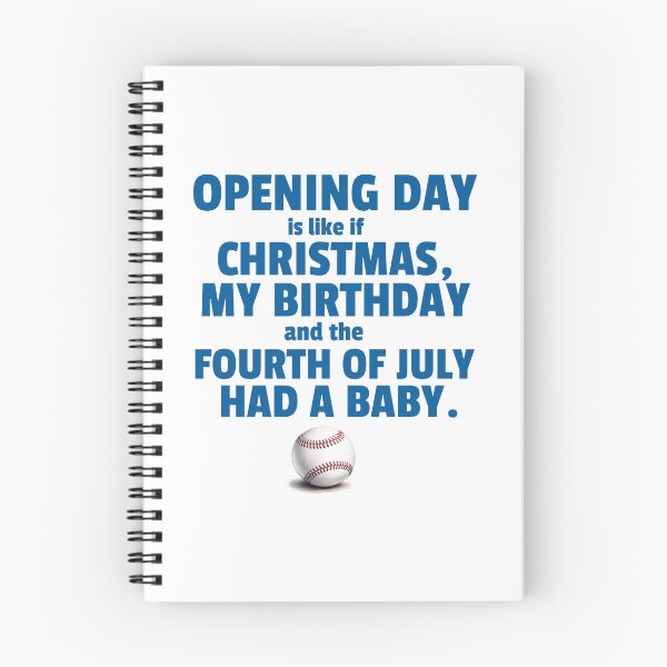 Artikelvorschau, Der Eröffnungstag ist, als ob Weihnachten, mein Geburtstag und der 4. Juli ein Baby bekommen hätten entworfen und verkauft von The Sporty Nerd.