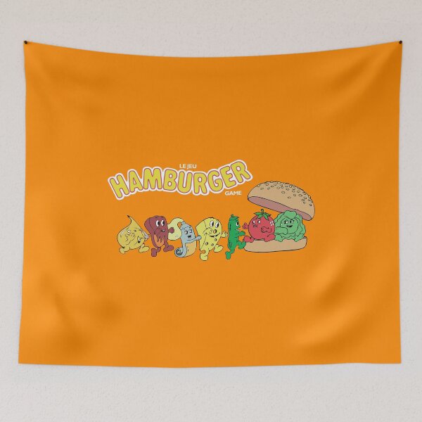 Item preview, Le Jeu du Hamburger / Hamburger Game T-Shirt designed and sold by Guerillaware.