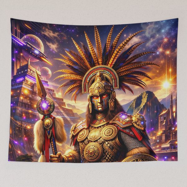 Item preview, Inca Warrior – Futuristic Art designed and sold by EASNFTCOL.