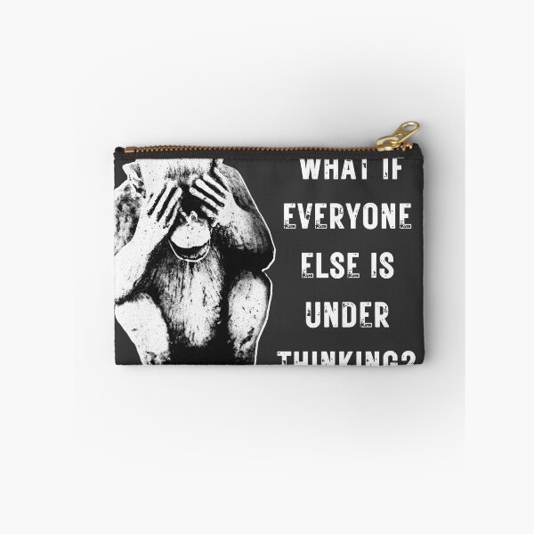 Item preview, Lispe Dark Existential Monkey Funny Statement Sarcastic  designed and sold by Lispe-Designs.