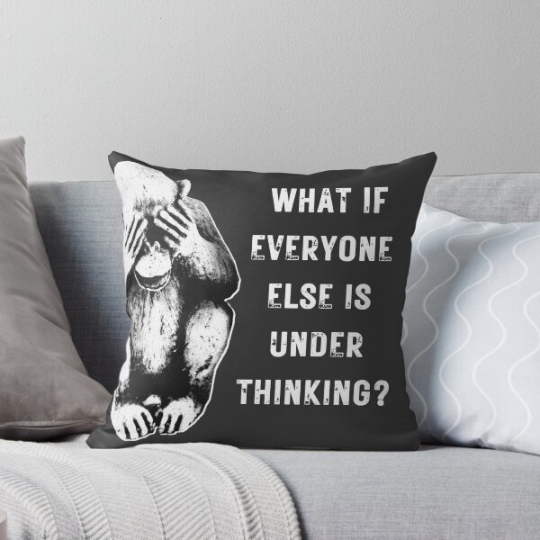 Item preview, Lispe Dark Existential Monkey Funny Statement Sarcastic designed and sold by Lispe-Designs.