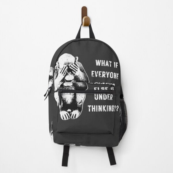Item preview, Lispe Dark Existential Monkey Funny Statement Sarcastic  designed and sold by Lispe-Designs.