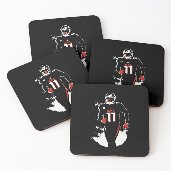 Item preview, Julio Jones #11 ATL Football Retro Stencil Art Tribute designed and sold by TheArtOfCar.