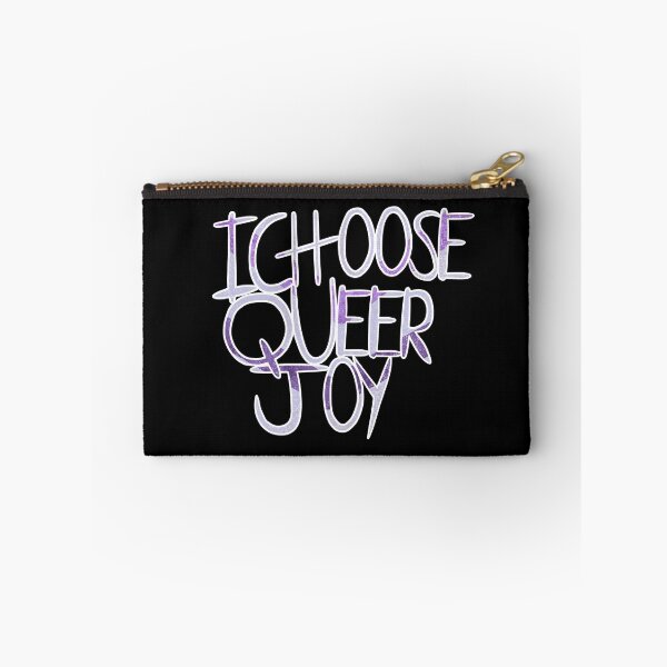 Item preview, I Choose Queer Joy (Queer Chevron Flag) designed and sold by MidKnightFury.