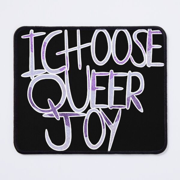 Item preview, I Choose Queer Joy (Queer Chevron Flag) designed and sold by MidKnightFury.