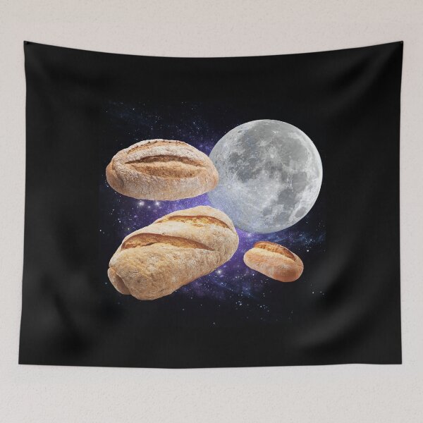 Item preview, Three Sourdough Howling at Moon designed and sold by DemureArtsy.