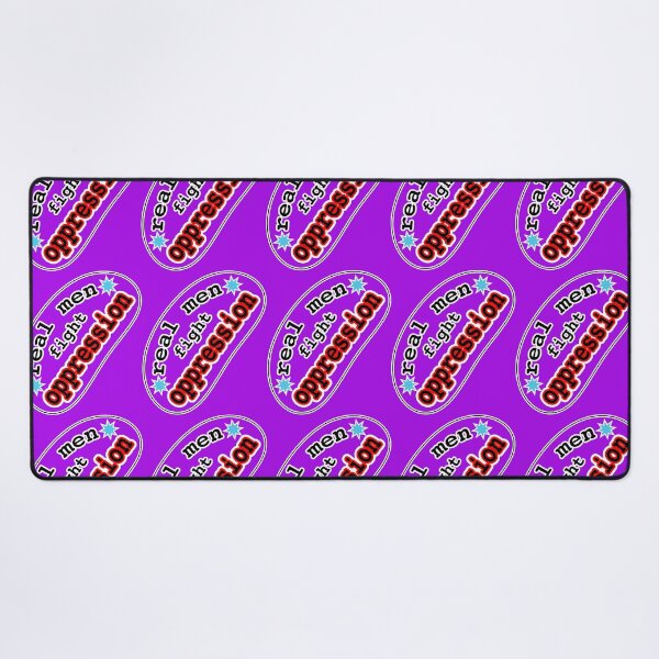 Item preview, Real men fight oppression, purple background designed and sold by mntimg.