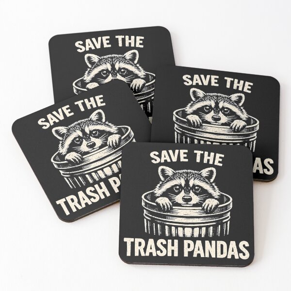 Item preview, SAVE THE TRASH PANDAS designed and sold by emilydabblese.