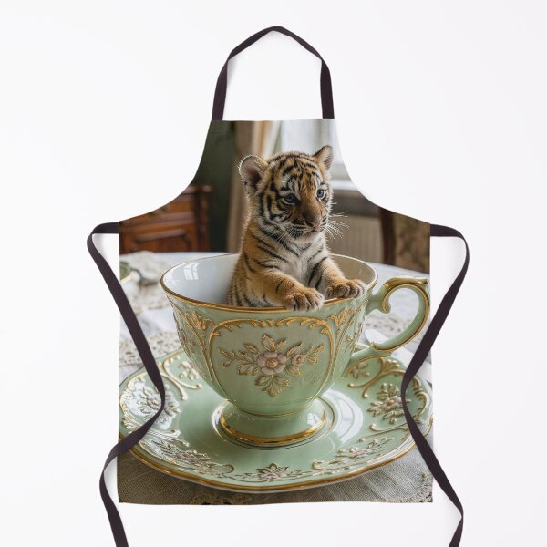 Item preview, Tiger Cub in a Tea Cup designed and sold by Tridentulus.