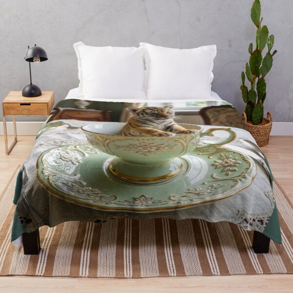 Item preview, Tiger Cub in a Tea Cup designed and sold by Tridentulus.
