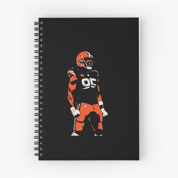 Item preview, Myles Garrett 95 Cleveland Football Retro Stencil Art Tribute designed and sold by TheArtOfCar.