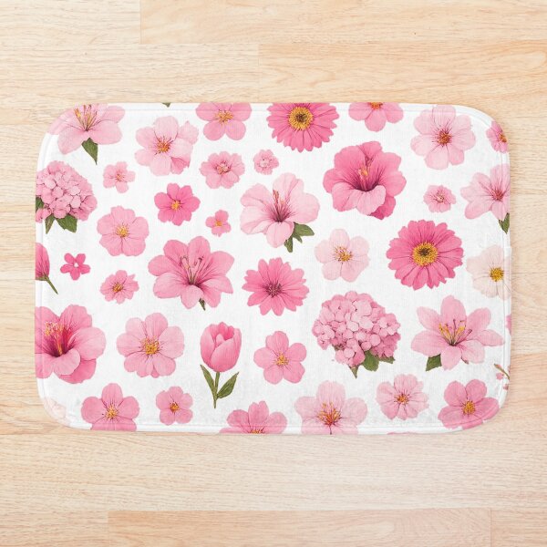 Item preview, Pink Flower Patterns designed and sold by VladSecond.
