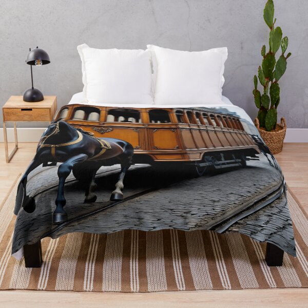 Item preview, Horse Tram designed and sold by AwesomeDigiShop.