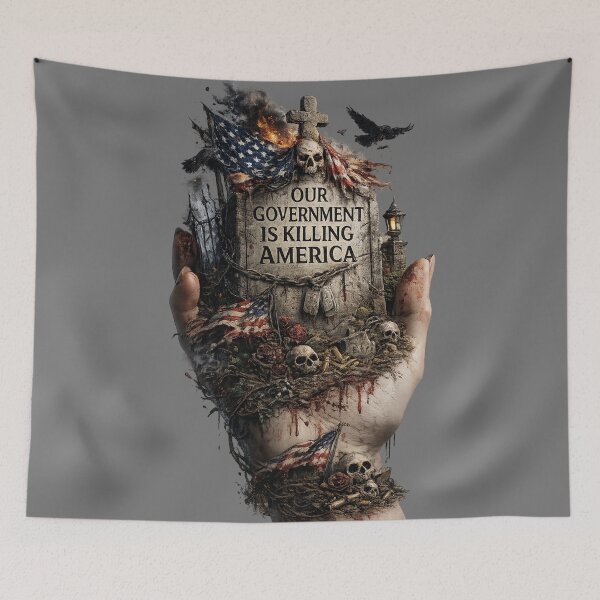 Item preview, Government Killing America Concept Art designed and sold by Create Nest.