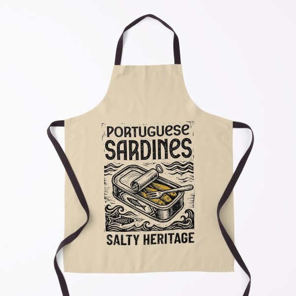 Item preview, Portuguese Sardines Salty Heritage - Vintage Art Nouveau Art designed and sold by Czuk Designs.