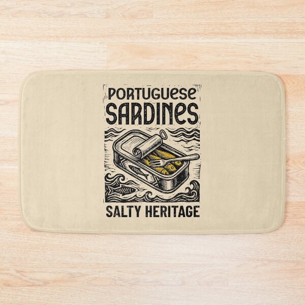 Item preview, Portuguese Sardines Salty Heritage - Vintage Art Nouveau Art designed and sold by Czuk Designs.