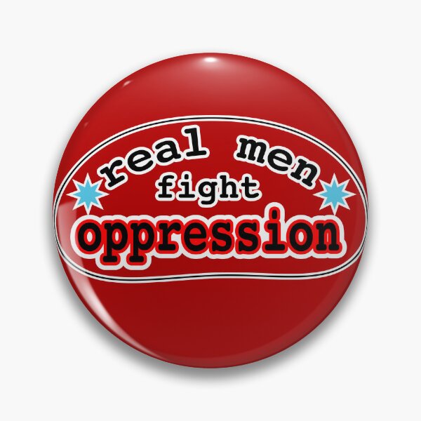 Item preview, Real men fight oppression, red background designed and sold by mntimg.