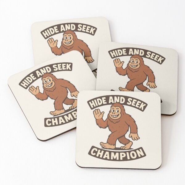 Item preview, Bigfoot Hide and Seek Champion – Funny Retro Sasquatch T-shirt  Design designed and sold by Eclipse 3699.