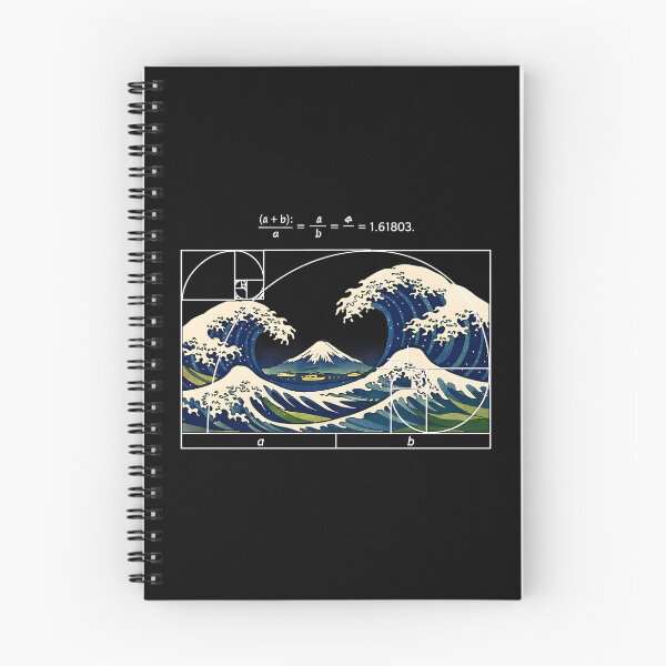 Item preview, The Great Wave Fibonacci Golden Ratio  designed and sold by emilydabblese.