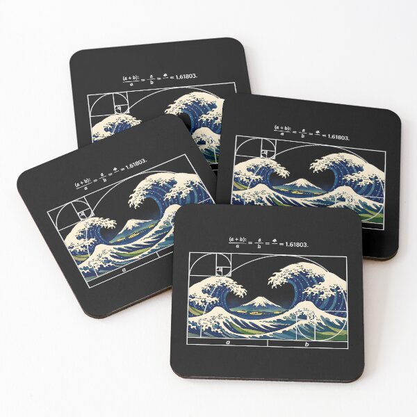 Item preview, The Great Wave Fibonacci Golden Ratio  designed and sold by emilydabblese.
