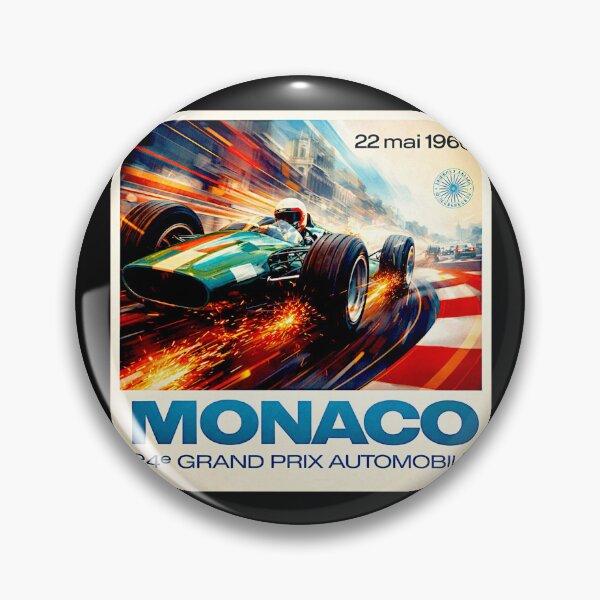 Item preview, Vintage Monaco Grand Prix 1966 Poster Variation #2 designed and sold by Helios Be. Lavsh.