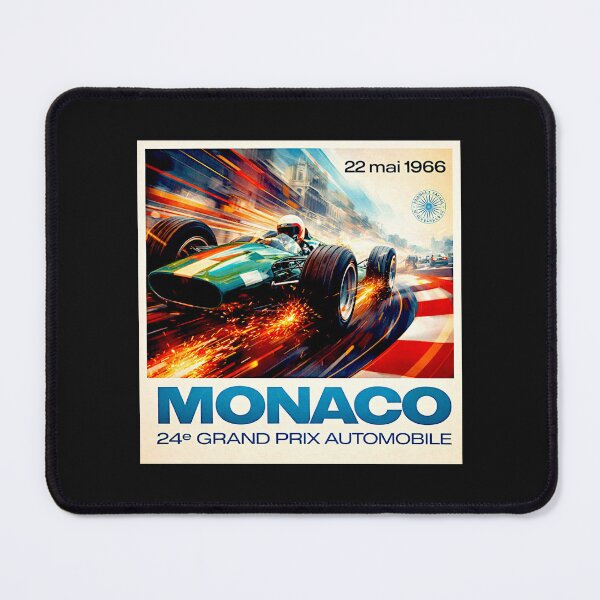 Item preview, Vintage Monaco Grand Prix 1966 Poster Variation #2 designed and sold by Helios Be. Lavsh.