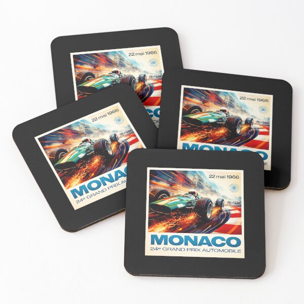 Item preview, Vintage Monaco Grand Prix 1966 Poster Variation #2 designed and sold by Helios Be. Lavsh.
