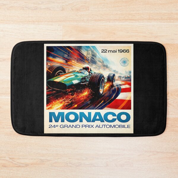 Item preview, Vintage Monaco Grand Prix 1966 Poster Variation #2 designed and sold by Helios Be. Lavsh.