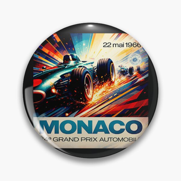Item preview, Vintage Monaco Grand Prix 1966 Poster Variation #3 designed and sold by Helios Be. Lavsh.