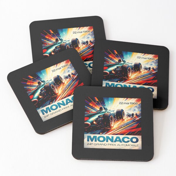 Item preview, Vintage Monaco Grand Prix 1966 Poster Variation #3 designed and sold by Helios Be. Lavsh.