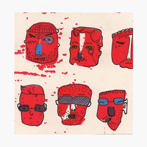 Item preview, Red Faces designed and sold by Some0netoforget.