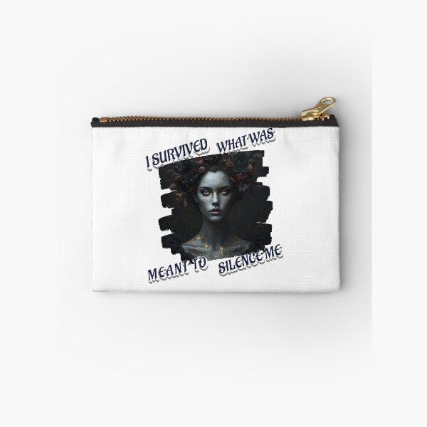Item preview, I Survived What Was Meant To Silence Me – Trauma Survivor Empowerment Gothic Art designed and sold by TheCleverSkull.