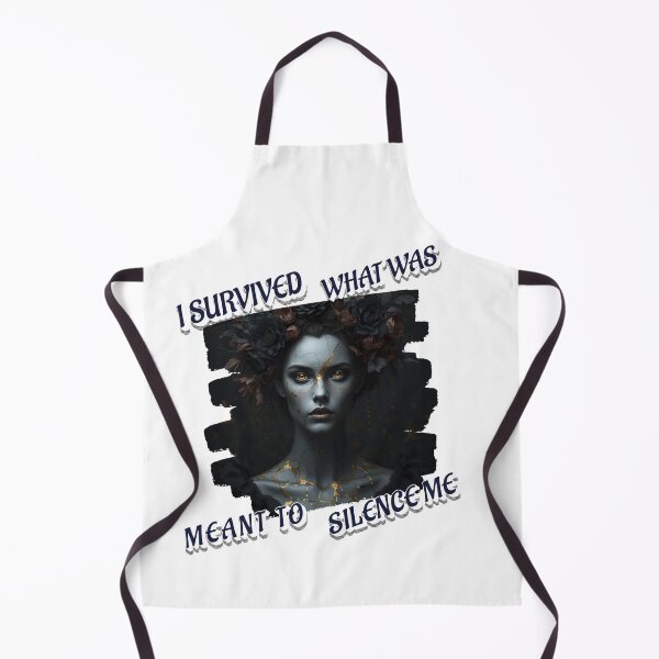 Item preview, I Survived What Was Meant To Silence Me – Trauma Survivor Empowerment Gothic Art designed and sold by TheCleverSkull.