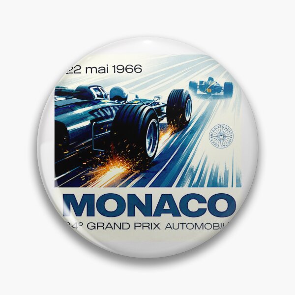 Item preview, Vintage Monaco Grand Prix 1966 Poster Variation #4 designed and sold by Helios Be. Lavsh.