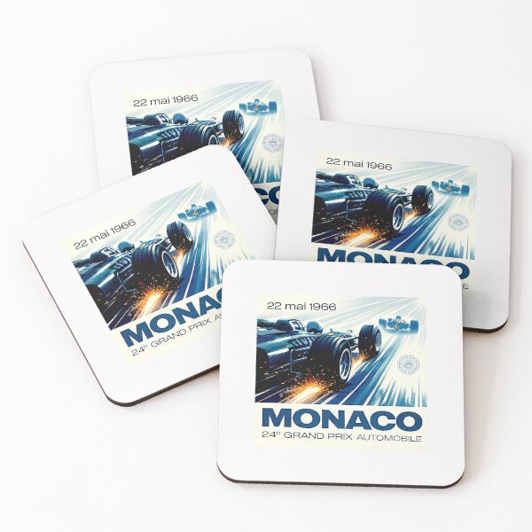 Item preview, Vintage Monaco Grand Prix 1966 Poster Variation #4 designed and sold by Helios Be. Lavsh.