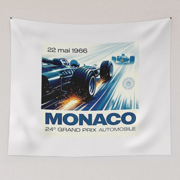 Item preview, Vintage Monaco Grand Prix 1966 Poster Variation #4 designed and sold by Helios Be. Lavsh.