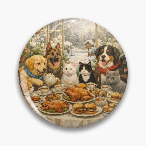 Item preview, Greenhouse Pets Dinner Party designed and sold by M-Y-A-R-T-.