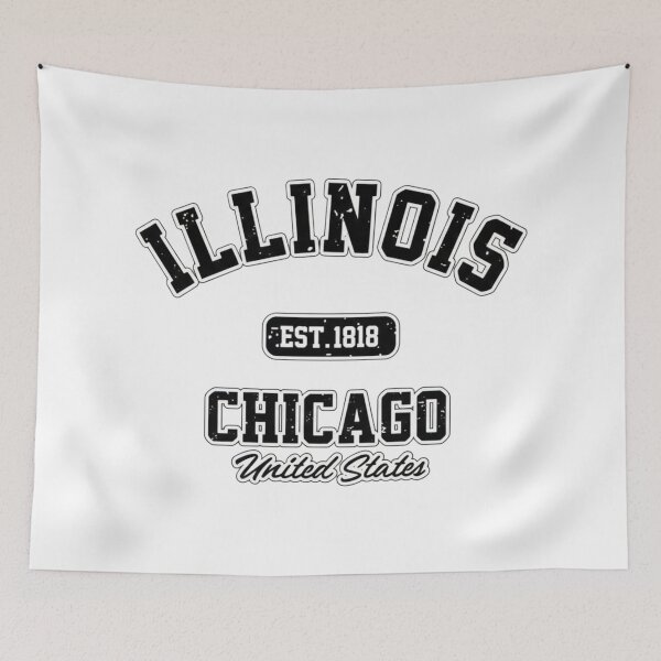 Item preview, Chicago Illinois Vintage Collegiate Athletic Style - Est. 1818 designed and sold by Williams Anderson.
