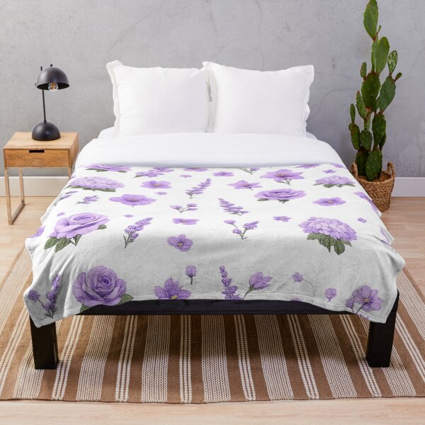 Aperçu de l'œuvre Motifs de fleurs violettes créée et vendue par VladSecond.
